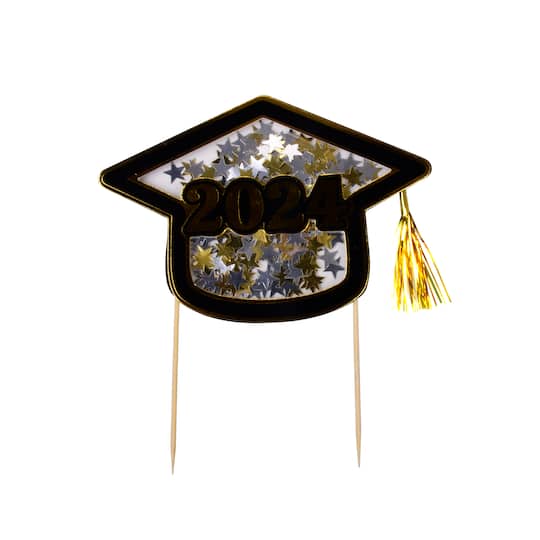 2024 Graduation Cap Shaker Cake Topper by Celebrate It&#xAE;